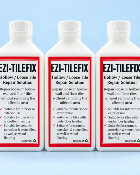 Pack of three Ezi-TileFix 1 litre refill bottles