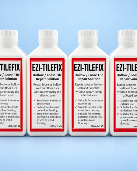 Pack of four Ezi-TileFix 1 litre refill bottles